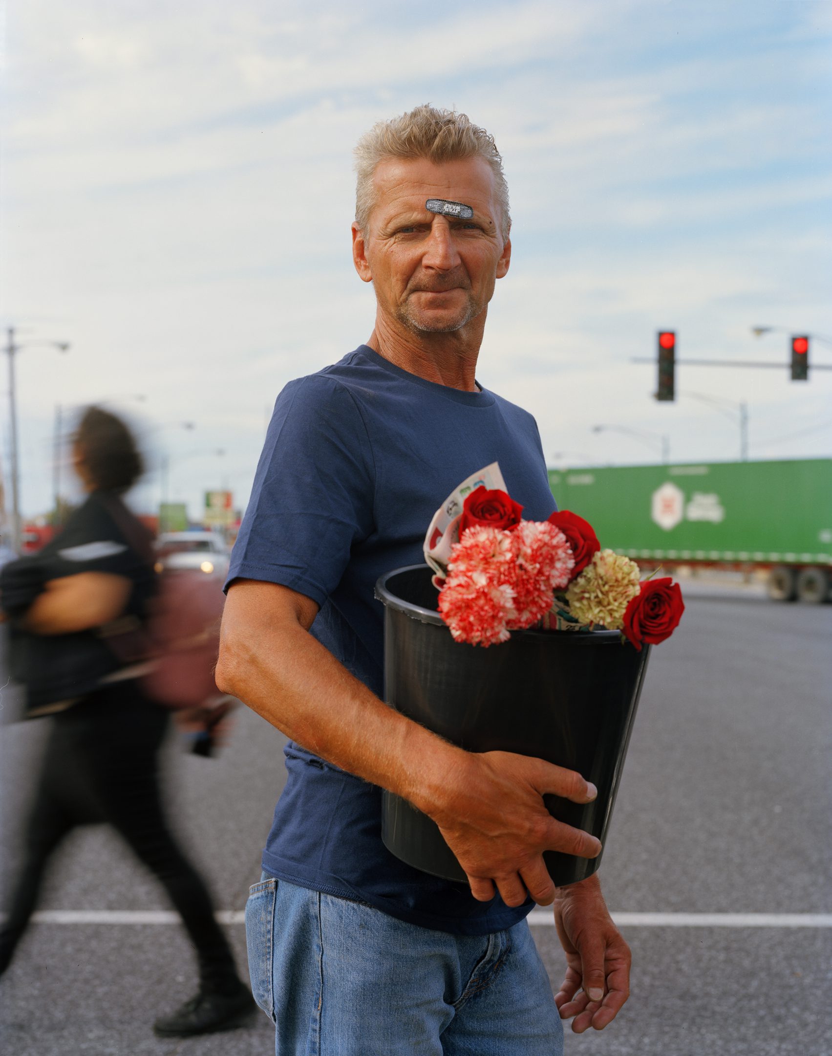 Paul D'Amato - Flower Salesman, 2018